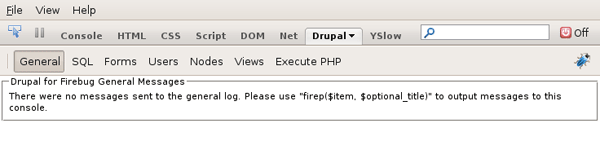 Drupal for Firebug 通用面板